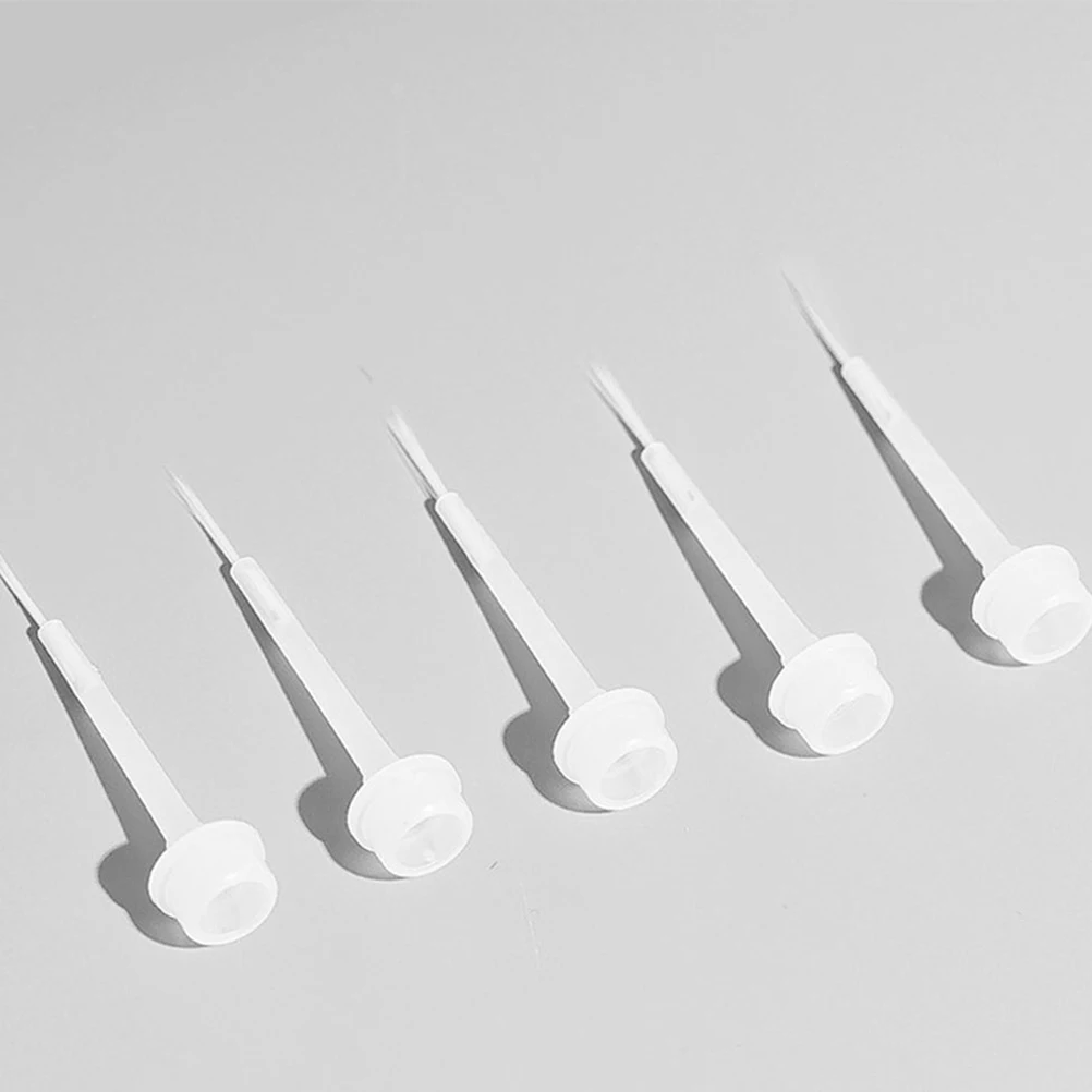 50 Pcs Replacement Heads Nail Brushes Soft Durable Materials Precision Design Easy Replacement Nail Art Tools Painting Brushes