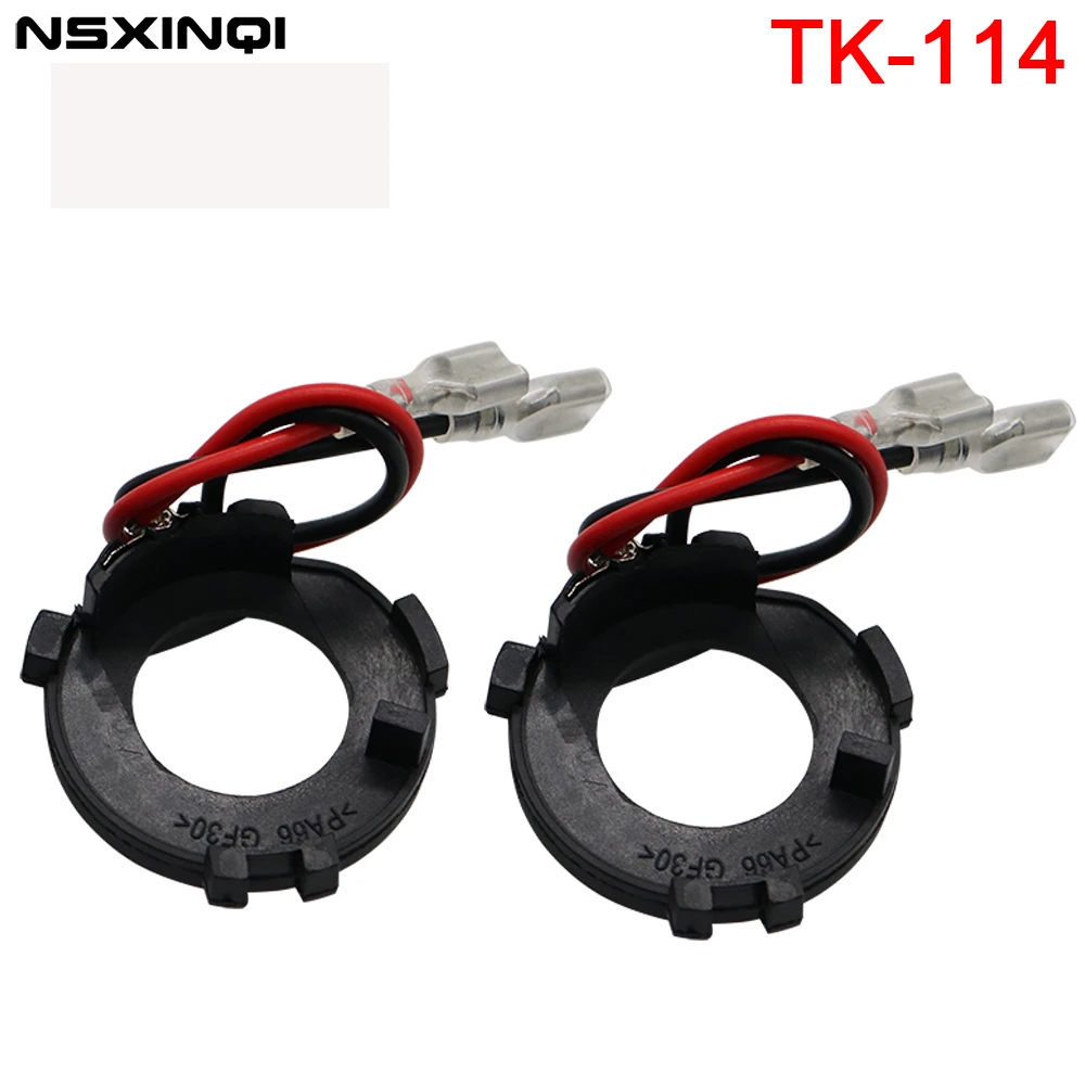 

NSXINQI 2pcs H7 LED Car Headlight Bulb Base Holder Adapter TK-114 For Volkswagen Scirocco 2012 New Touran 2013 Sharan Benz VITO