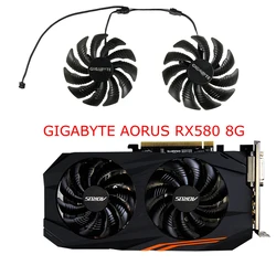Кулер для графического процессора,T129215SU, вентилятор для видеокарты GIGABYTE RX 580 480 570 470 GTX 1070 1060 1050 Ti