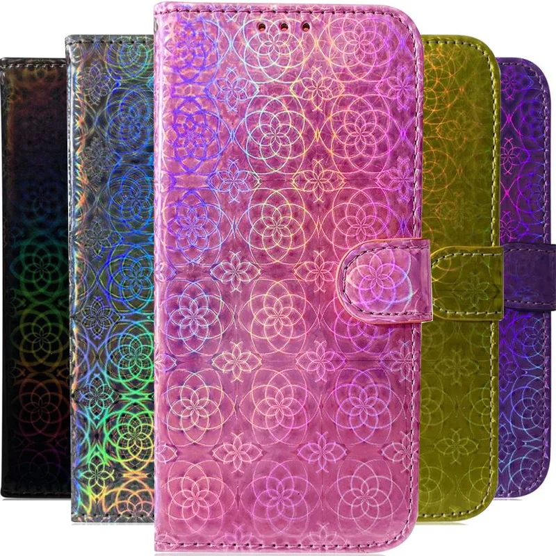 

Shining Flip Case For Samsung Galaxy A03 Core A21S A51 A42 A12 A32 A52S A52 A02S S21 S20 FE Plus Ultra 5G Wallet Card Cover D26F