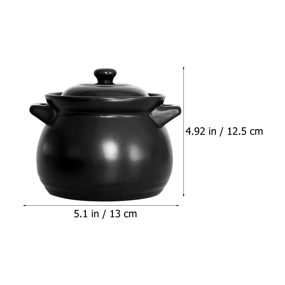 

Alipis 1pc Japanese Soup Casserole Pot Oven Safe Enamel Cookware Mini Onion Container Ceramic Rice Household Cooking Pot