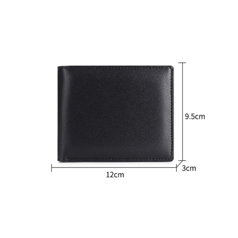 Men Genuine Leather Card Holder Business Large Capacity Card Wallet Luxury Cowhide Coin Purse Money Bag
