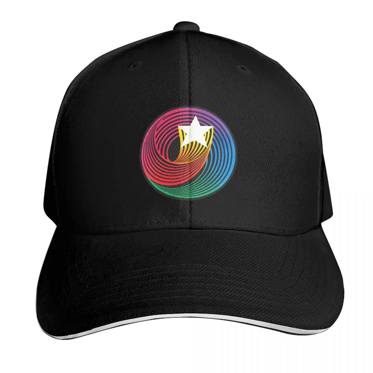 Hanna-Barbera 70s Swirl Baseball Cap Casual Daily Wear Quick Dry Performance Cotton Twill Breathable