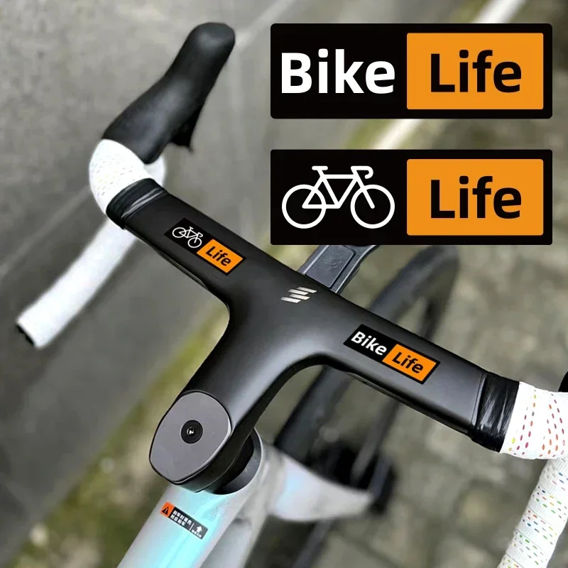 

Наклейка на раму велосипеда Bike Life: водонепроницаемая, модная, для самостоятельного декорирования, прочная виниловая наклейка на верхнюю трубу и руль, аксессуары для мотоциклов