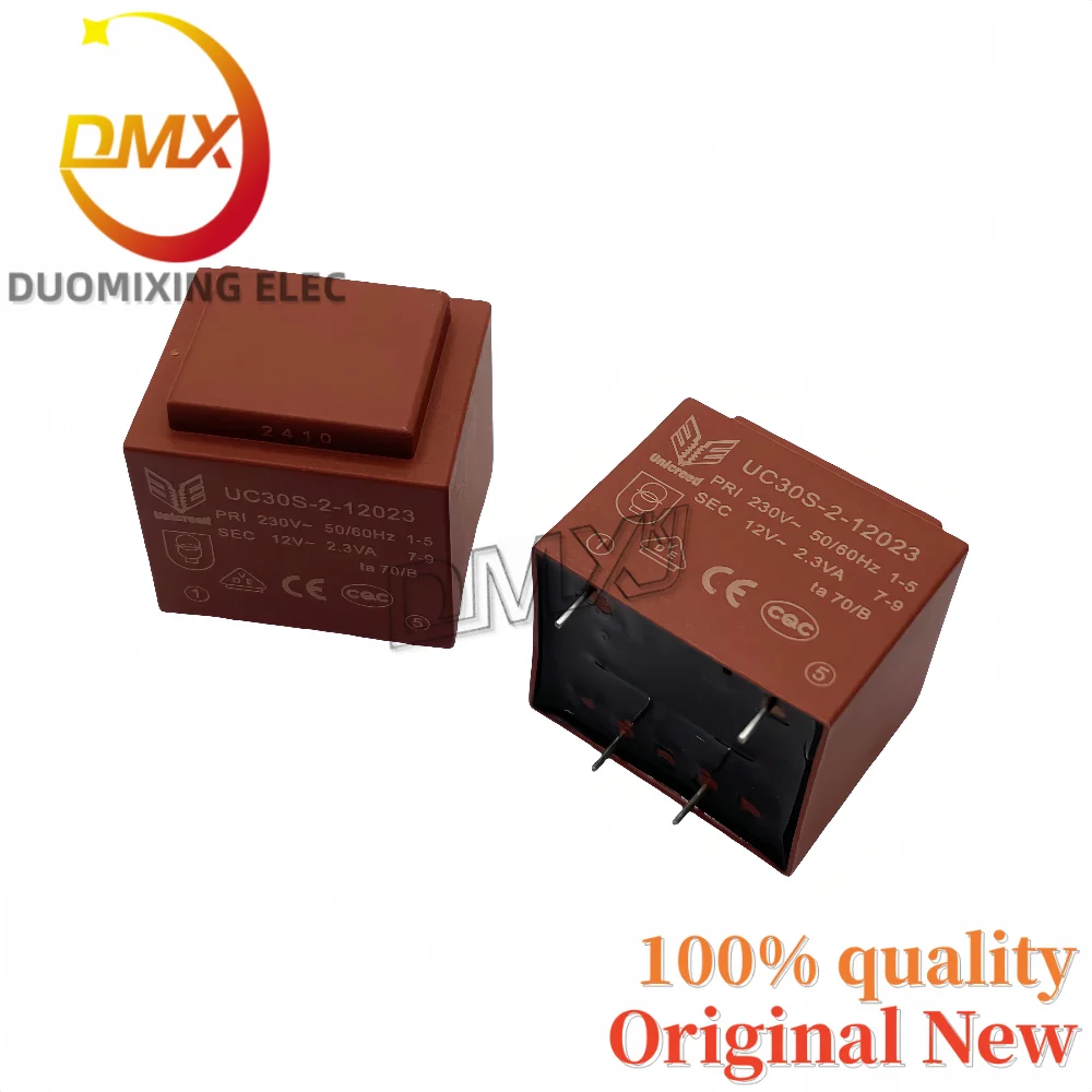230V transformer UC30S-2-12023 PRI 230V~50/60Hz SEC 12V~2.4VA ta 40/B waterproof epoxy sealed transformer