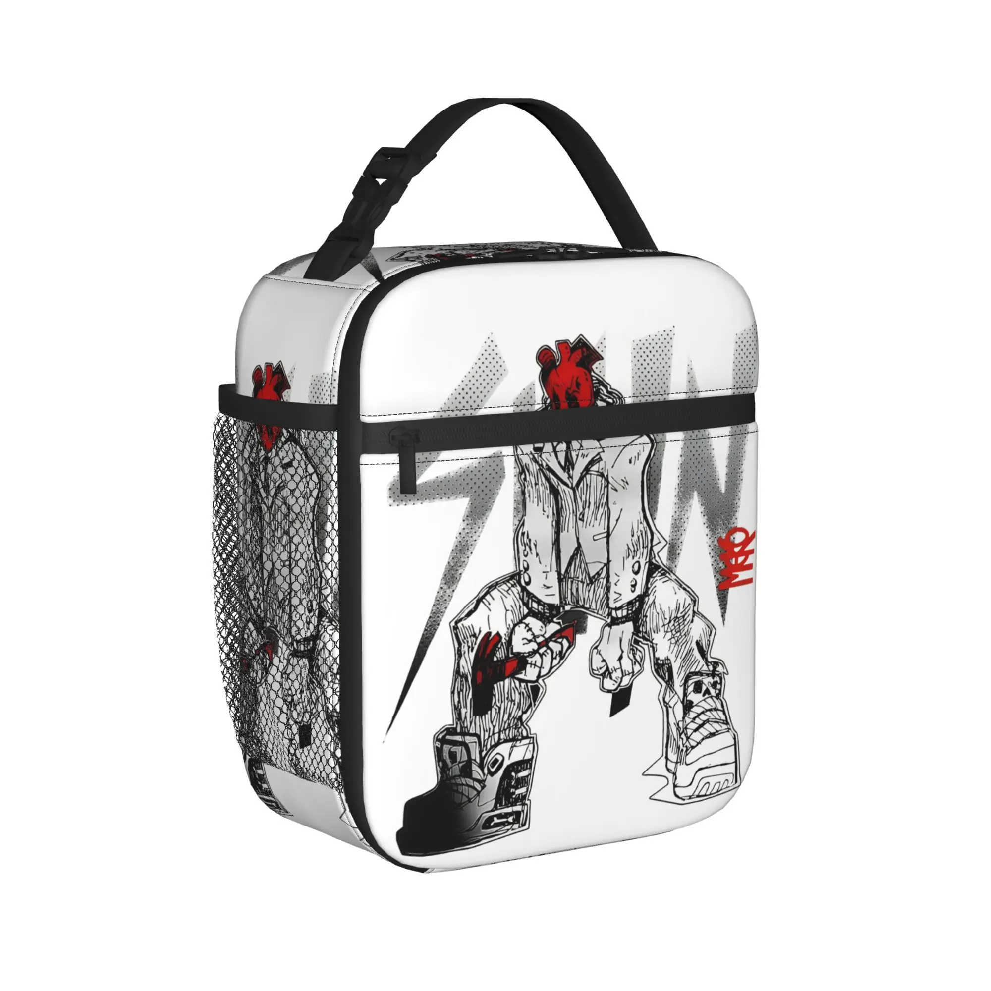Dorohedoro Shin  Insulated Lunch Bag Large Action Dark Science Lunch Container Thermal Bag Tote Lunch Box College Men Women