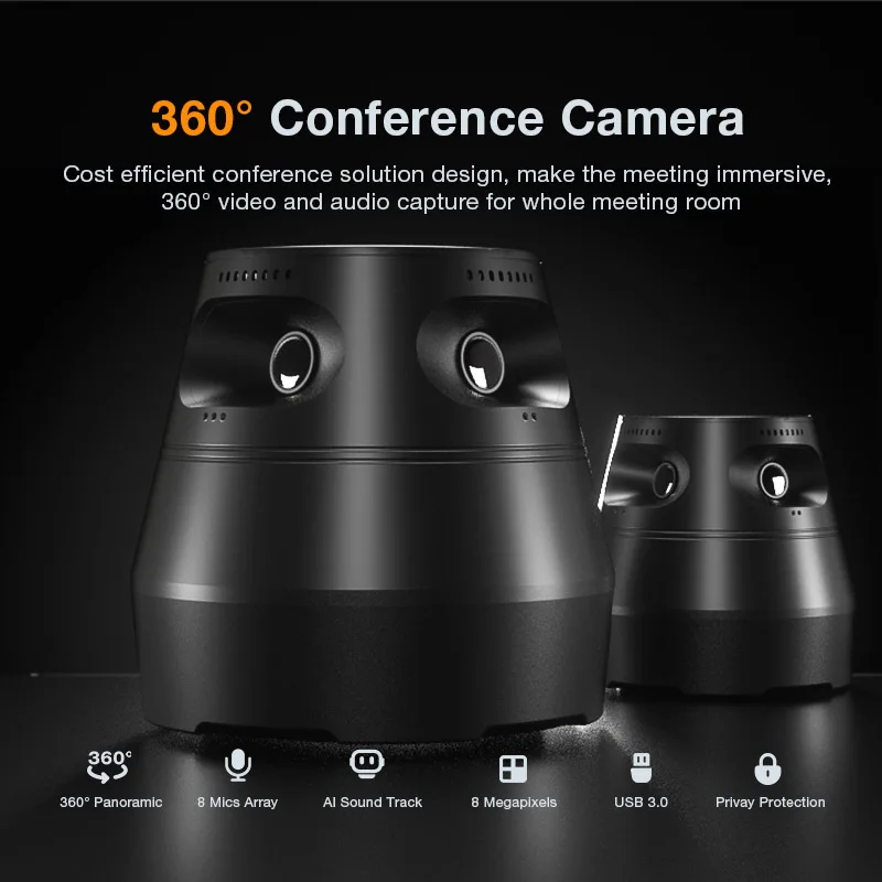 Anywii 8mp conferentiecamera's AI Voice Tracking Camera Ptz-camera voor conferentietregadering