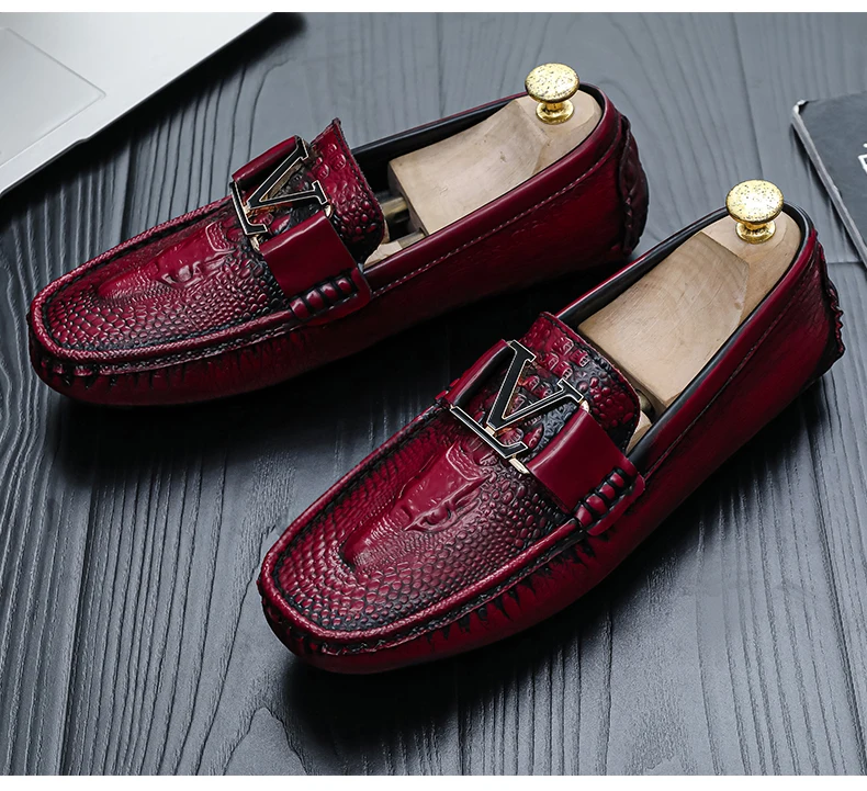 Neue Marken-Herrenschuhe, hochwertige Freizeitschuhe, Slipper, Business-Schuhe, bequeme Fahrschuhe, Zapatos De Hombre – Detail 10