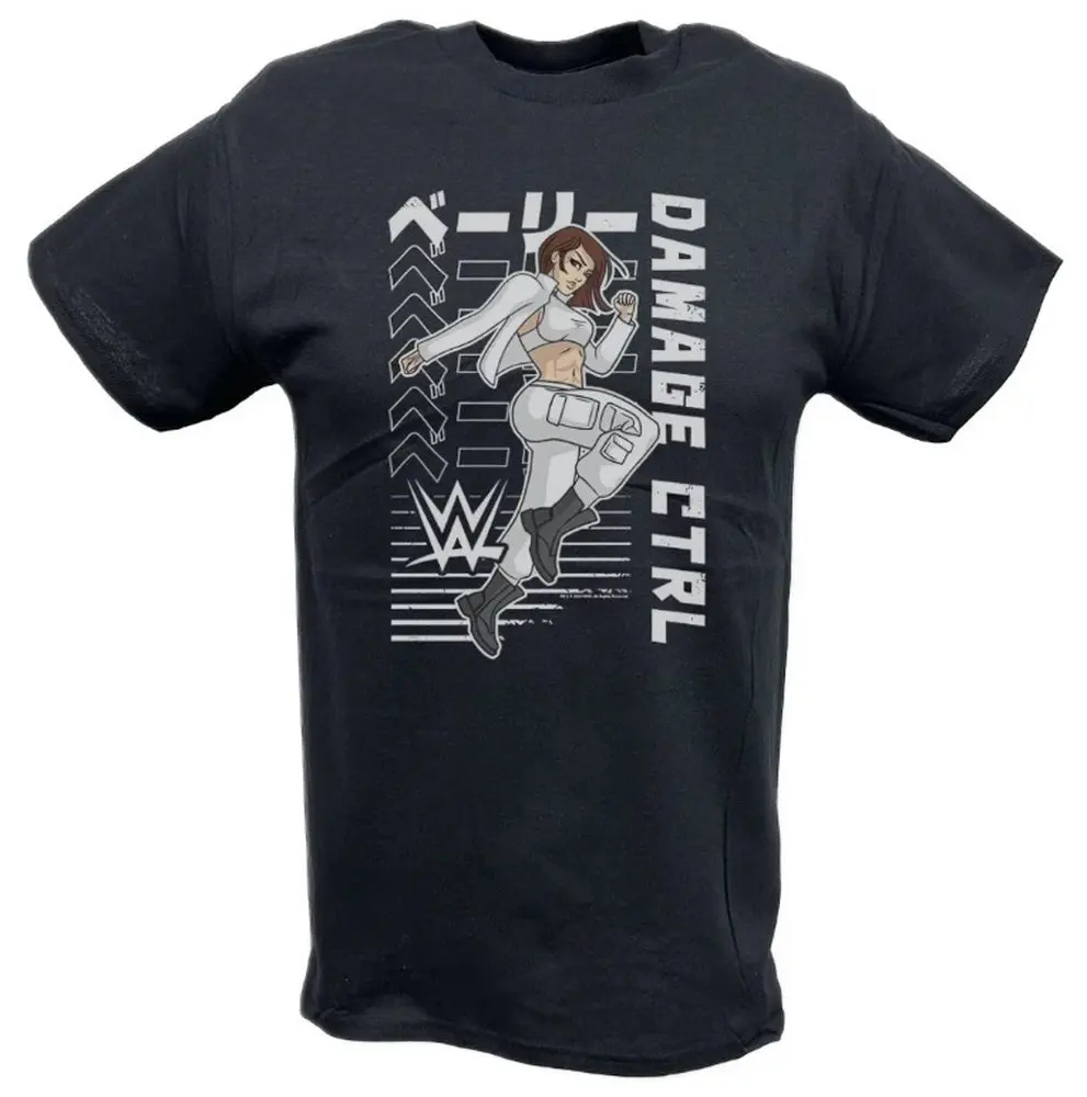 تي شيرت بسعر خاص لعام 2025 تي شيرت Bayley Damage Ctrl Flying Knee 00009221 # ملابس المصارعة الرياضية الشهيرة لمحبي المصارع