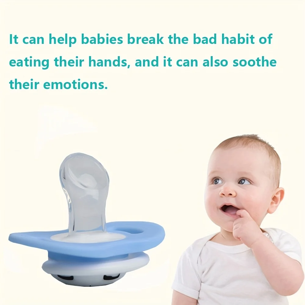 

[Easy Clean Soccer Ball Style Soother] Silicone Soccer Ball Style Soother - One-Piece Design, Easy to Clean, Soft on Gums