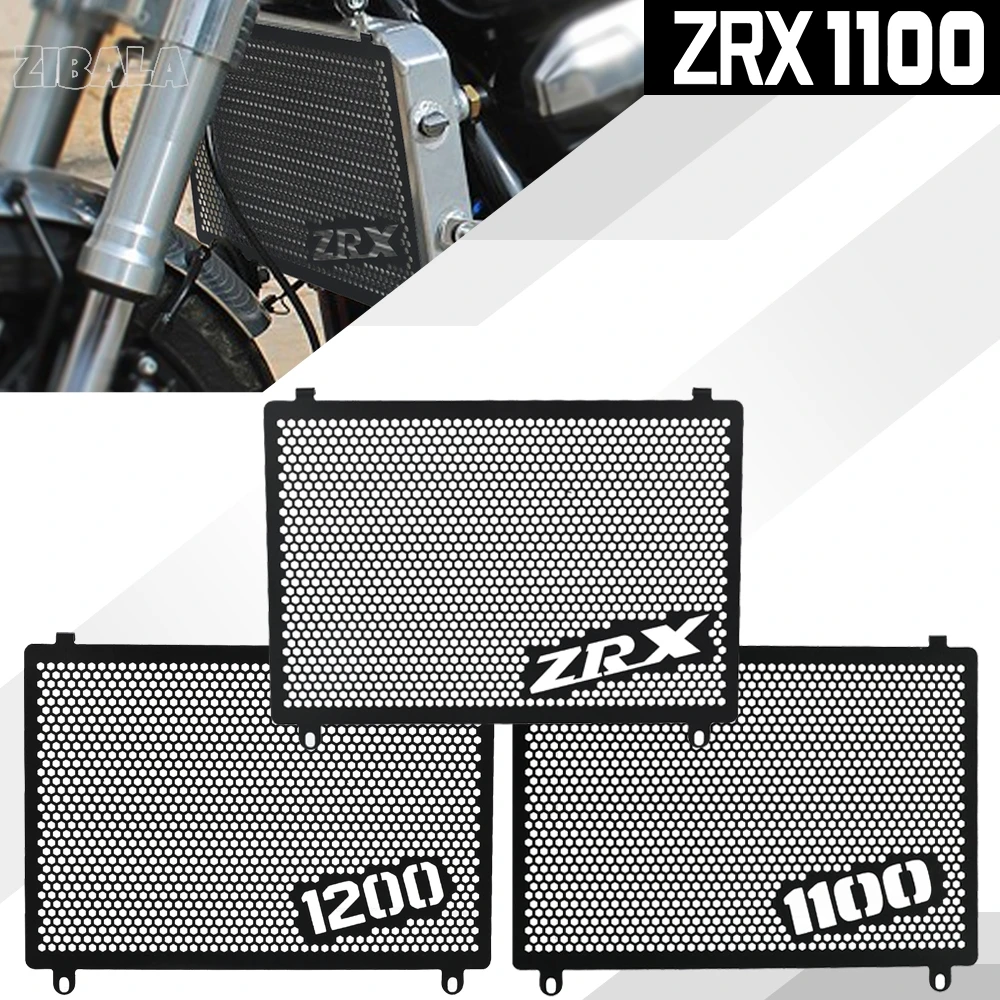 

For Kawasaki ZRX1100 1997-1999-2000 Motorcycle Accessories Radiator Protection Grille Guard Protector Cover ZRX1200R 2001-2008