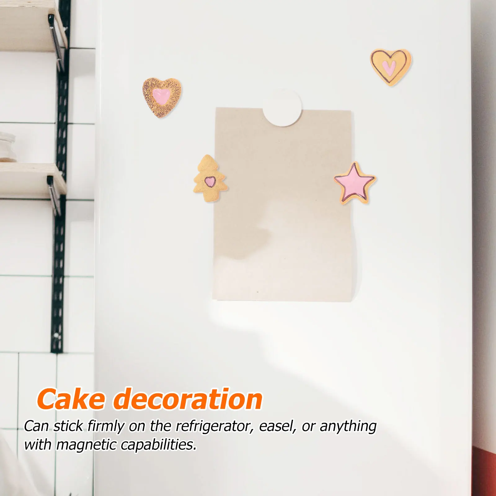 

6Pcs Simulated Bread Fridge Magnets 3D Resin Refrigerator Stickers Kitchen Home Decor Decorative Fridge Magnets