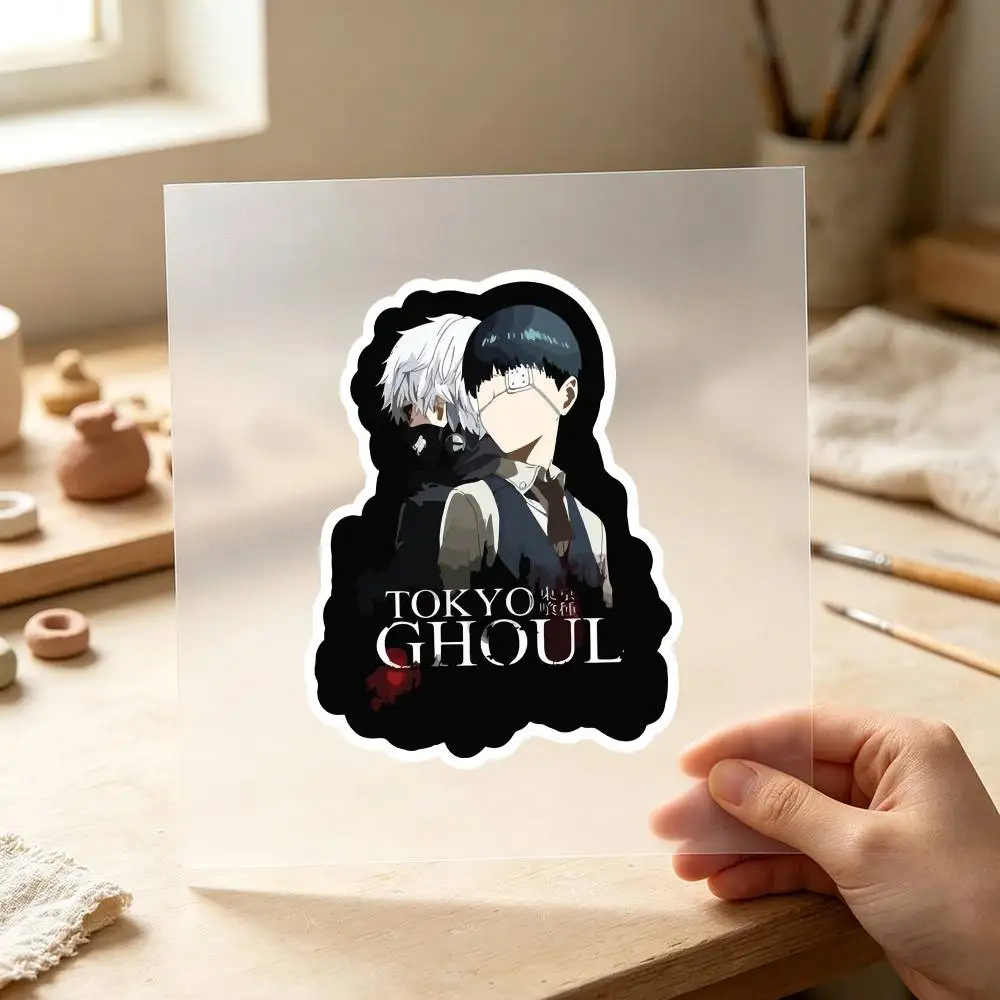 Anime Tokyo Ghoul Kaneki Ken Waterproof Stickers For Decorating Car Windows Motorcycles And Computers.