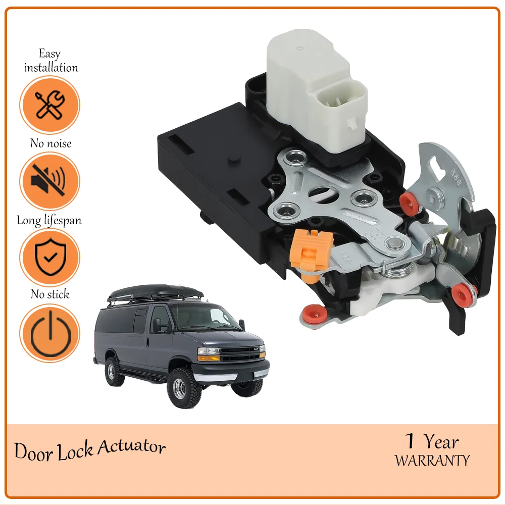 

Power Door Latch Lock Actuator for Rear Right Passenger Side Compatible with 2003-2019Chevy Express1500-4500oem22834666,937–511