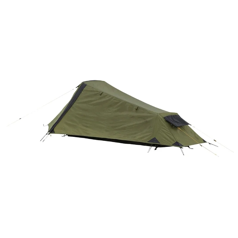 good quality single tunnel camping tent nylon convenient storage army green Tent