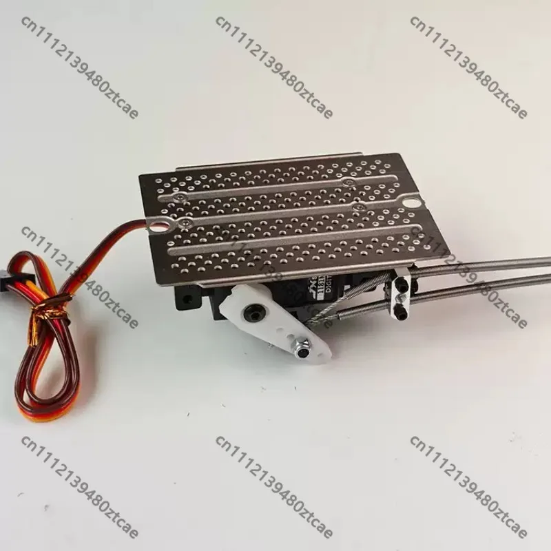 Truck Differential Lock Servo Control Mount, Chassis Frame Foot Pedal, Model Modification Part for Multi‑Axle Differential Lock