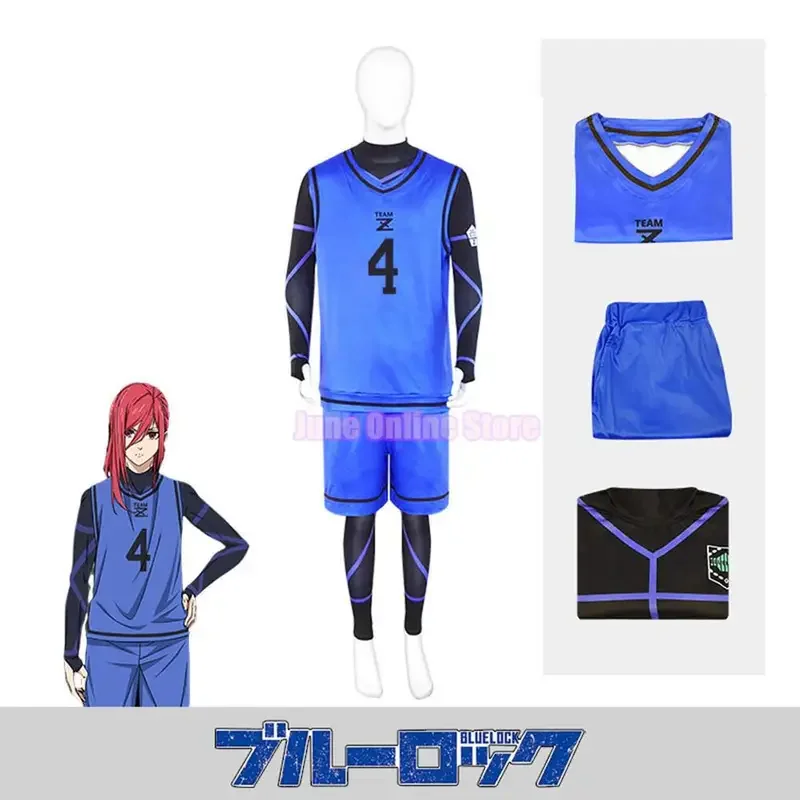 Anime Blue Lock Chigiri Hyoma Cosplay Costume Jerseys Football Maillot foot Uniform Clothes