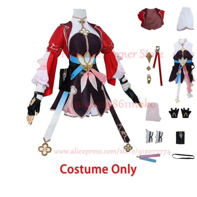 2025 yiyi Honkai ستار السكك الحديدية 7th الجلد الجديد شيان تشو 7 مارس تأثيري فستان الزي الموحد مجموعة كاملة شعر مستعار الأحذية الدعائم MARHC 7T