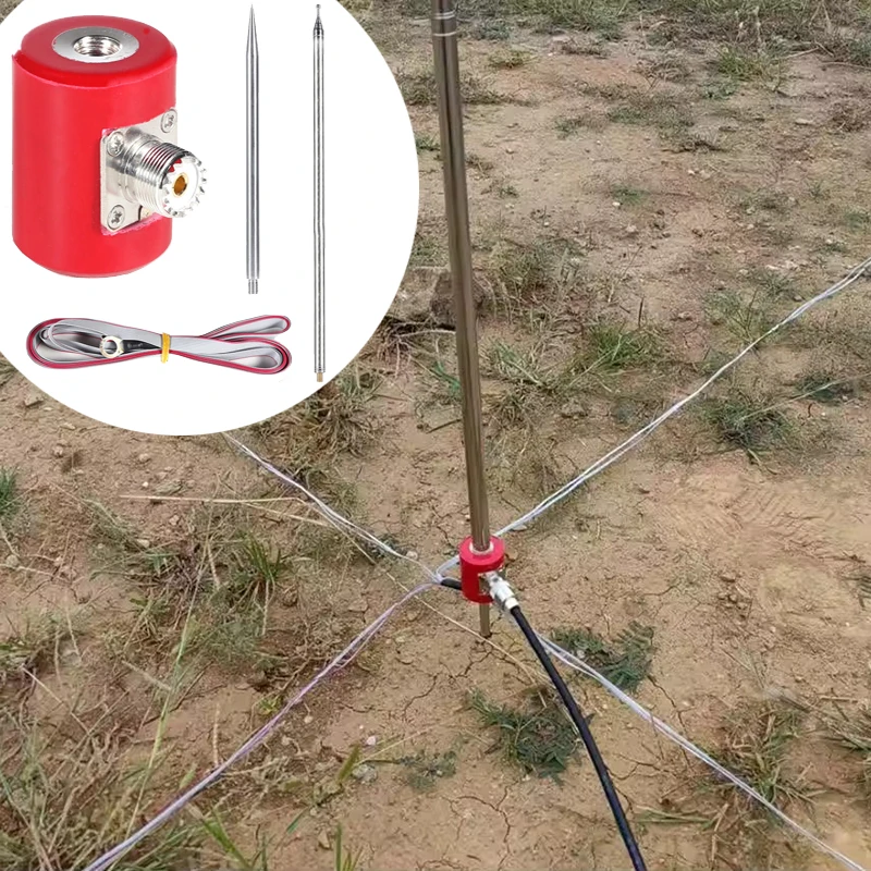Antena QRP 5M/16.4 FT 14M-30MHz 300W Antena HF ze stali nierdzewnej 1/4 długości fali do radia USDX QRP — zdjęcie 6