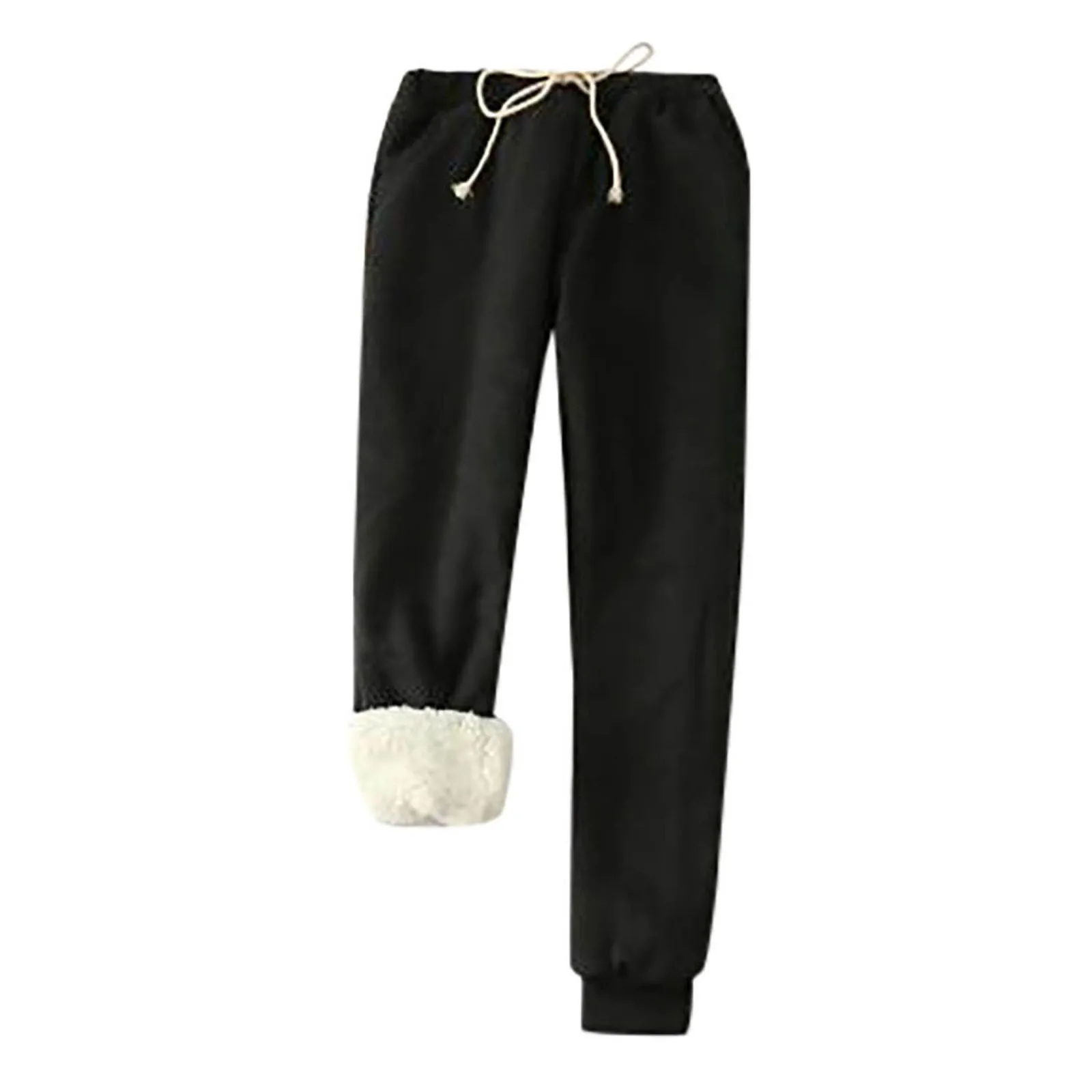 Winter Trousers Lamb Cashmere And Cashmere Thickened Warm Bodysuits Leggings Loose Casual Pants Cargo Pants Women Pantalones De