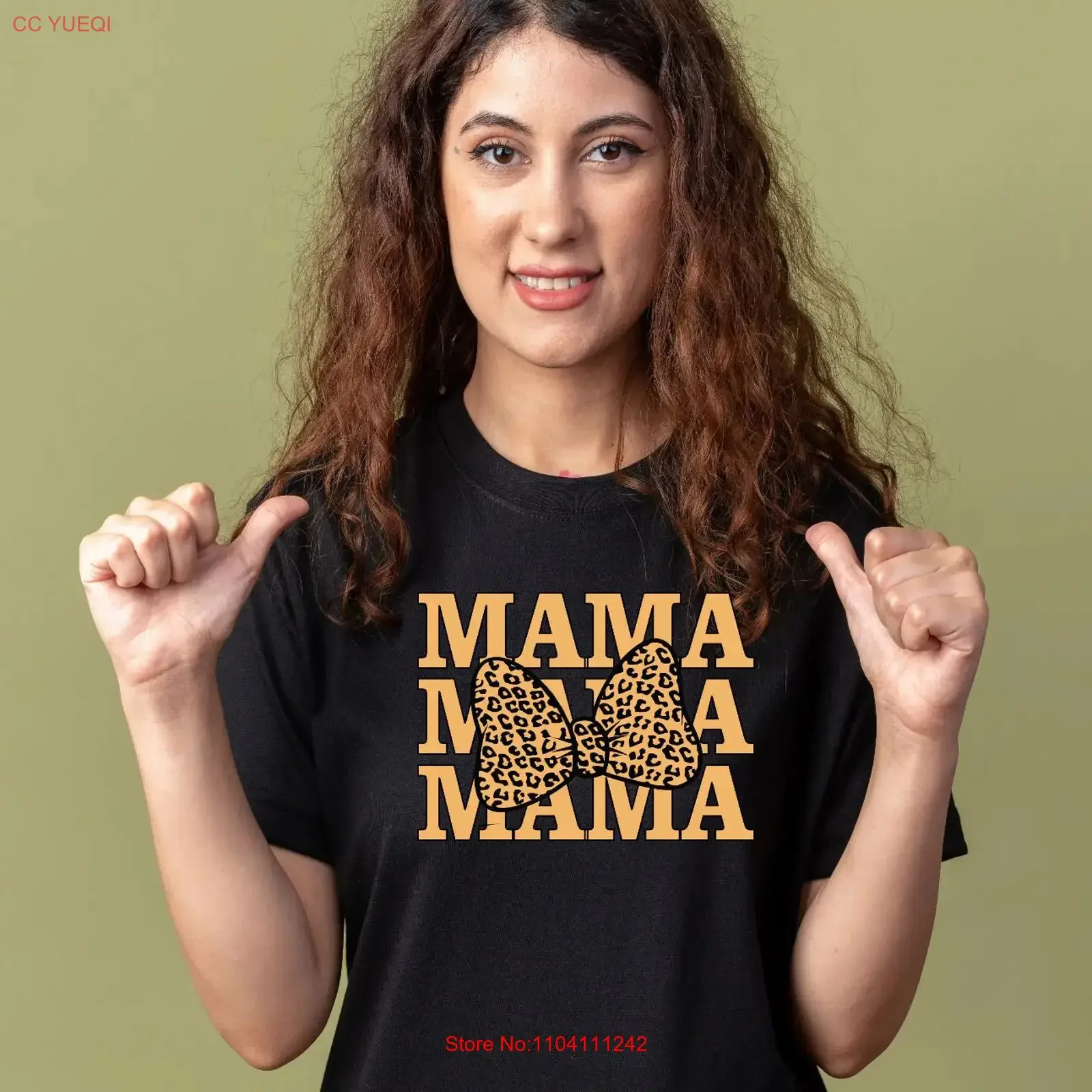 Leopard Mama T Shirt Mother's Day 2025 Wild Animal Print Top vintage Washed Stylish Breathable Versatile homme streetwear