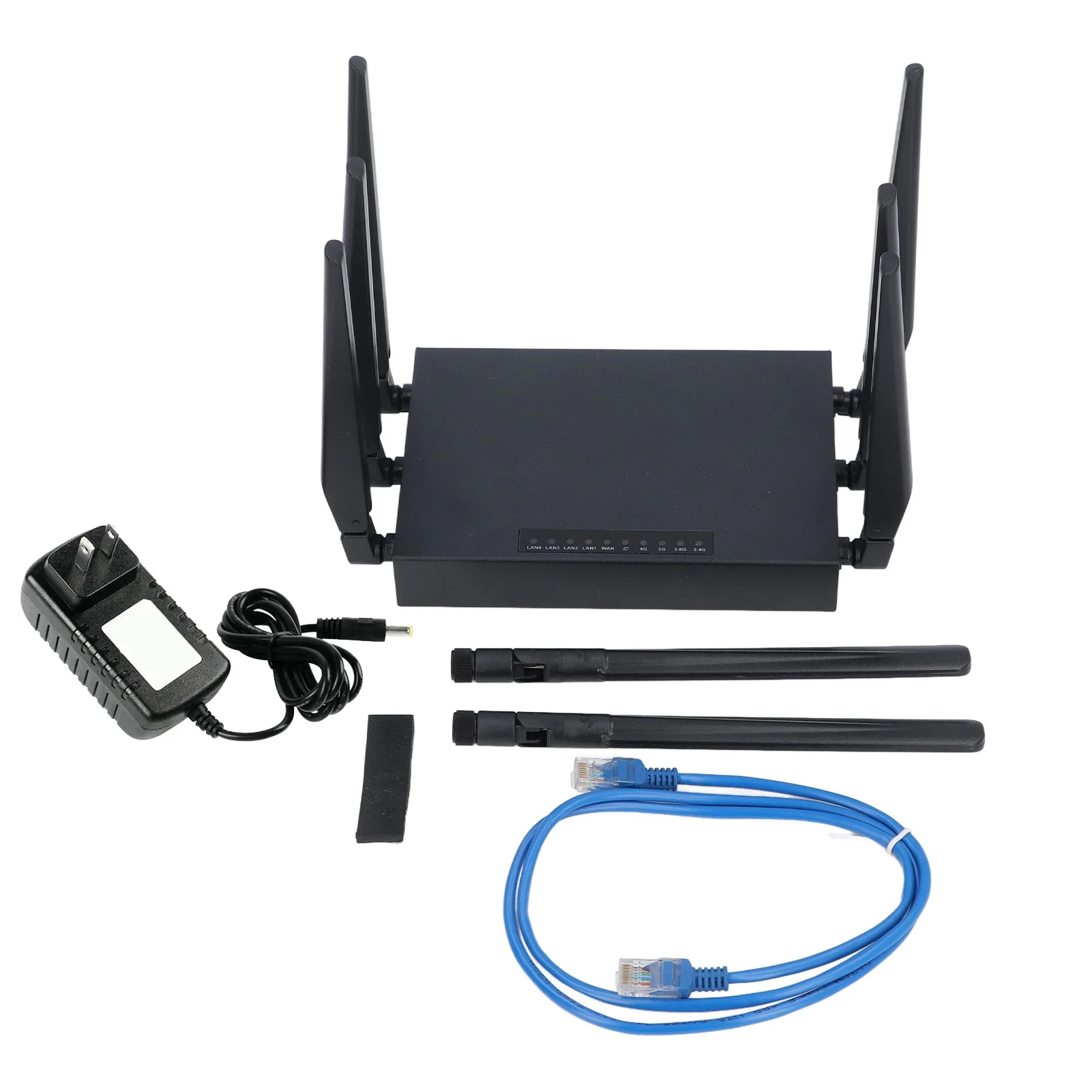 5G WiFi 6 Router Warmteafvoer 8 Antennes 5G CPE Router Dual Band WiFi Gigabit Plug and Play Meerdere delen voor kampeerreizen