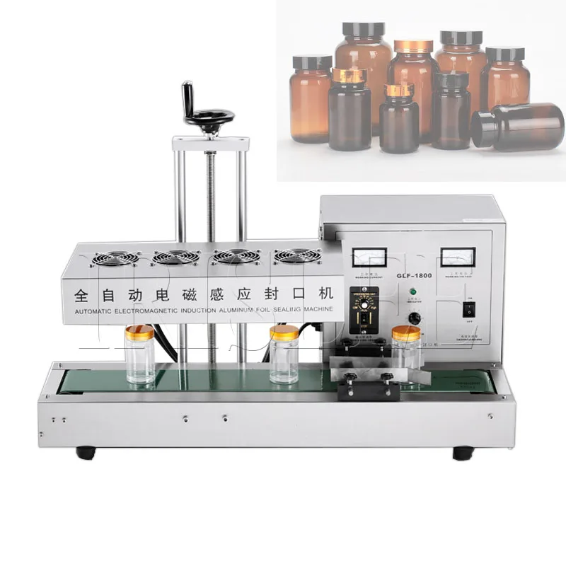 

Plastic Glass Bottle Cap Sealing Machine Induction Aluminum Foil Packaging Machine Fully Automatic Electromagnetic Sealing