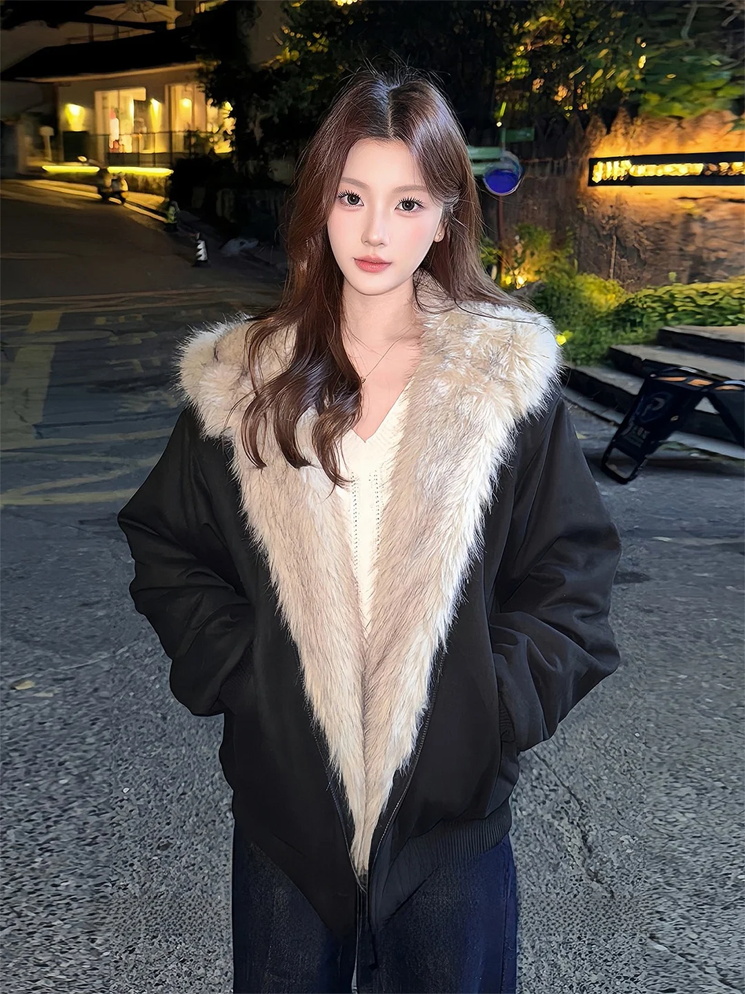 

Теплая флисовая замшевая куртка женская осенне-зимняя, хлопковое пальто, ветрозащитное, в городском стиле, свободного кроя, с длинными рукавами, на молнии, с капюшоном