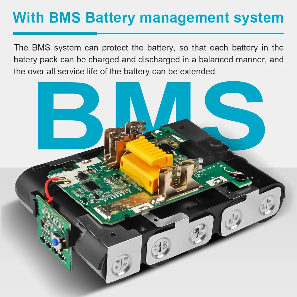 Camason Makita 18 V Batterij Voor Vervanging Van Elektrisch Gereedschap Bl1860 Bl1850 18 V Li-Ion Oplaadbare Batterijen Pack Oplader