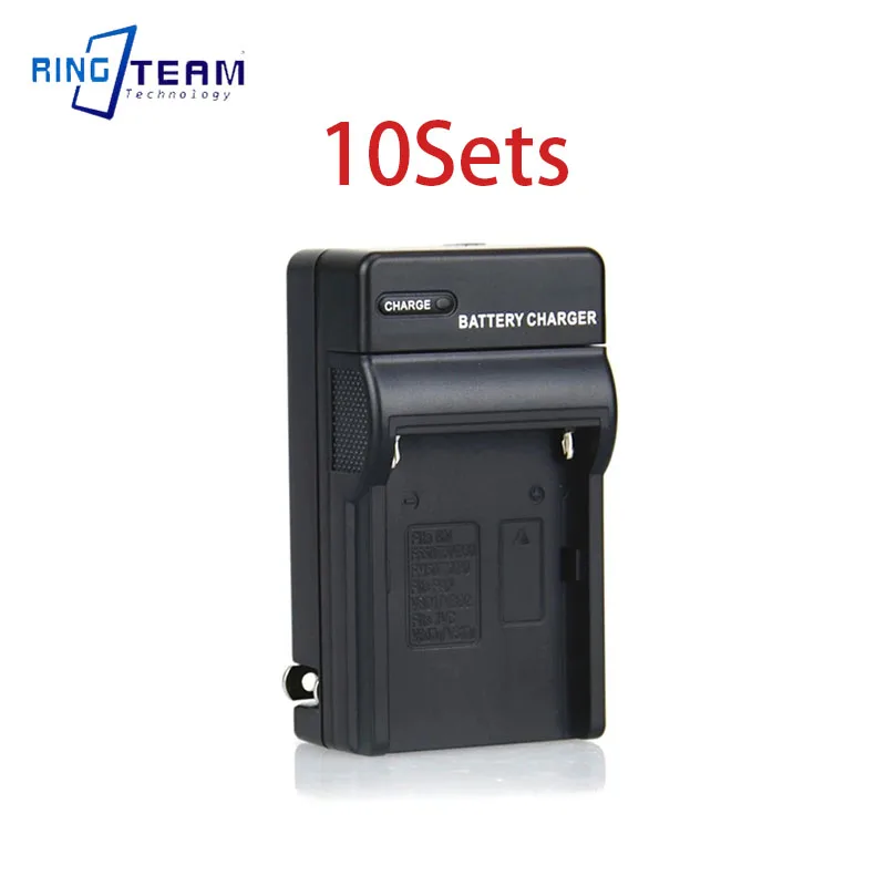 10Sets/Lot Travel Charger for NP-FF50 FF70 FF51 FF71 Battery for Sony Cameras DCR-HC1000 IP1 IP210 IP220 IP45 IP5 IP55 IP7 PC106