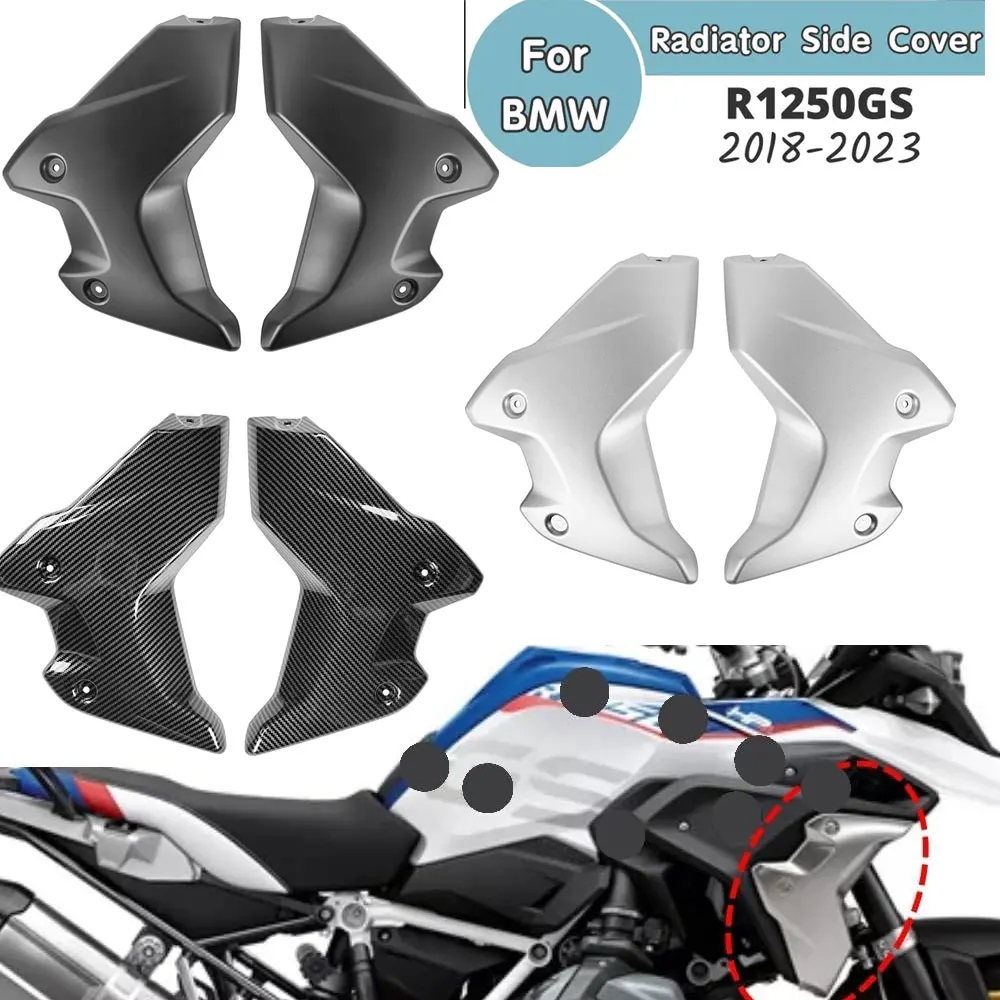 

New Motorcycle Front Radiator Guard Frame Side Panel Cover Fairing Water Tank Protector Accessory For BMW R1250GS 2018-2023