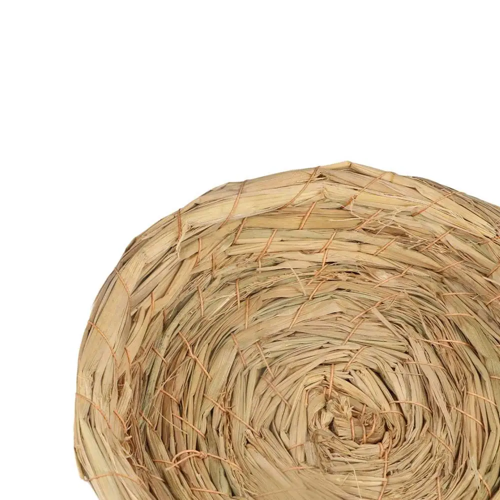 Natural Straw Bird Nest Birdcage Parrot Resting Breeding Place Handmade Warm Pet Bedroom For Parrots Canaries Pigeon Dove