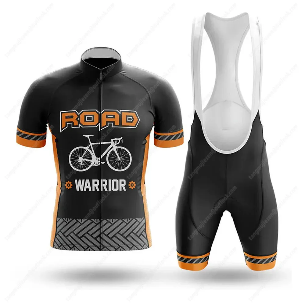 Road Warrior Cycling Clothing Uniform Jersey Men Men's Bike Shorts Man Mtb Pants Outfit Set Bicycle Mountain Sports Sleeveless