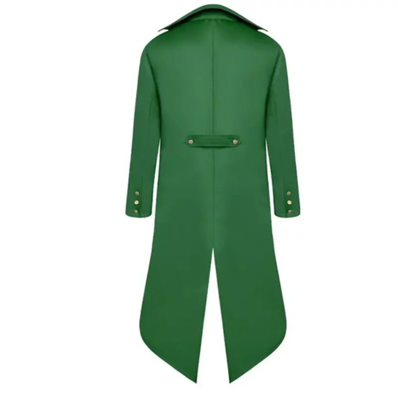 ZA01 St. Patrick's Day Kostüm Männer Steampunk Retro Cosplay Jacke Mantel Hut Männer Männlich Disguise Outfits Halloween Karneval PartyZa0@