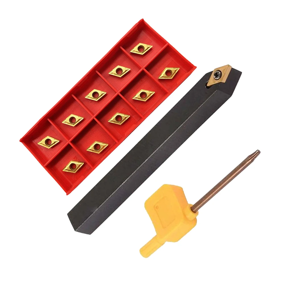 

Lathe Holder Carbide Inserts Toolholding Workholding Manufacturing Metalworking Tool Holder Tools Tools 11 Pcs