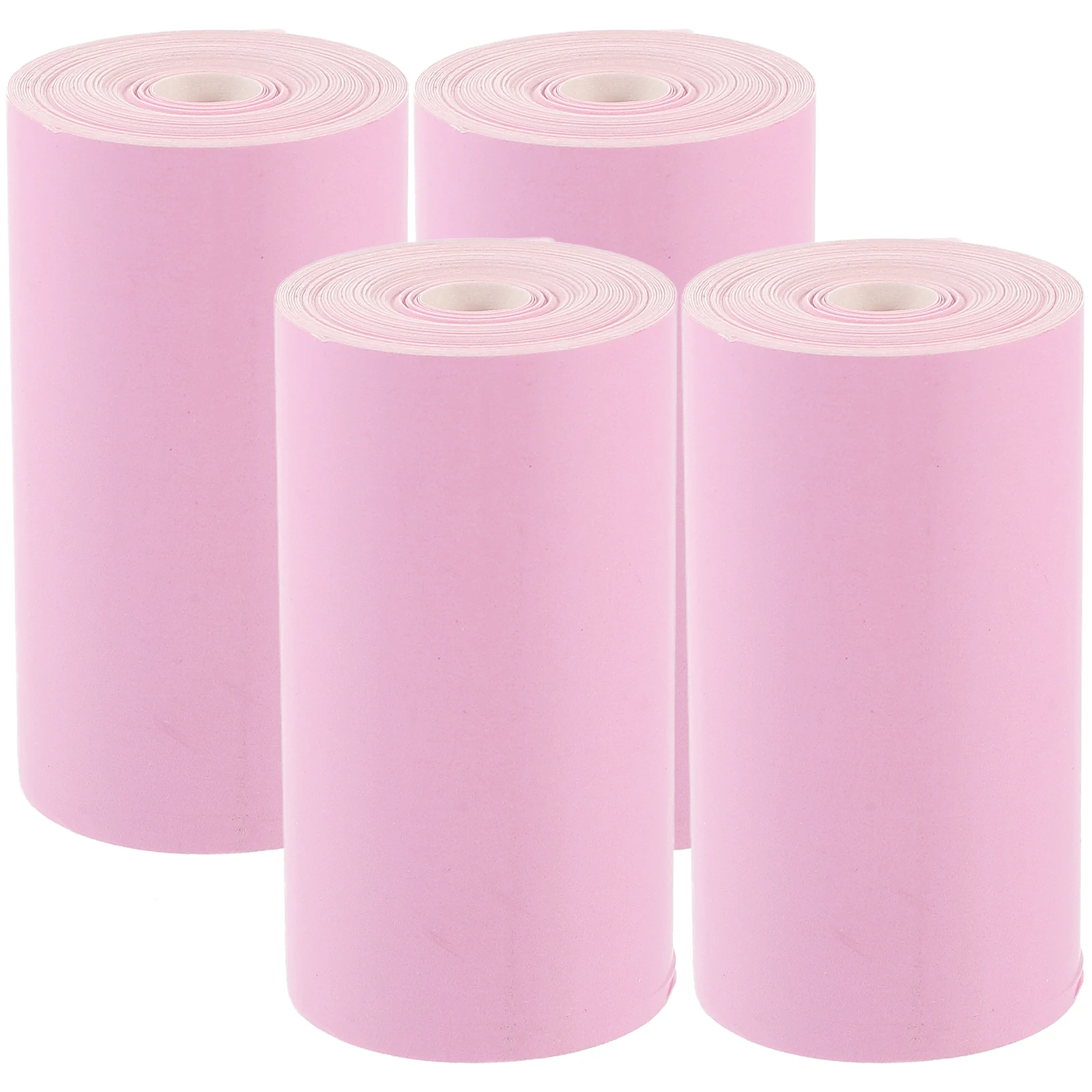 

4 Rolls Pink Thermal Paper 57mm x 50m Cash Register Receipt Paper for Office Home Supermarket POS Machine Printer