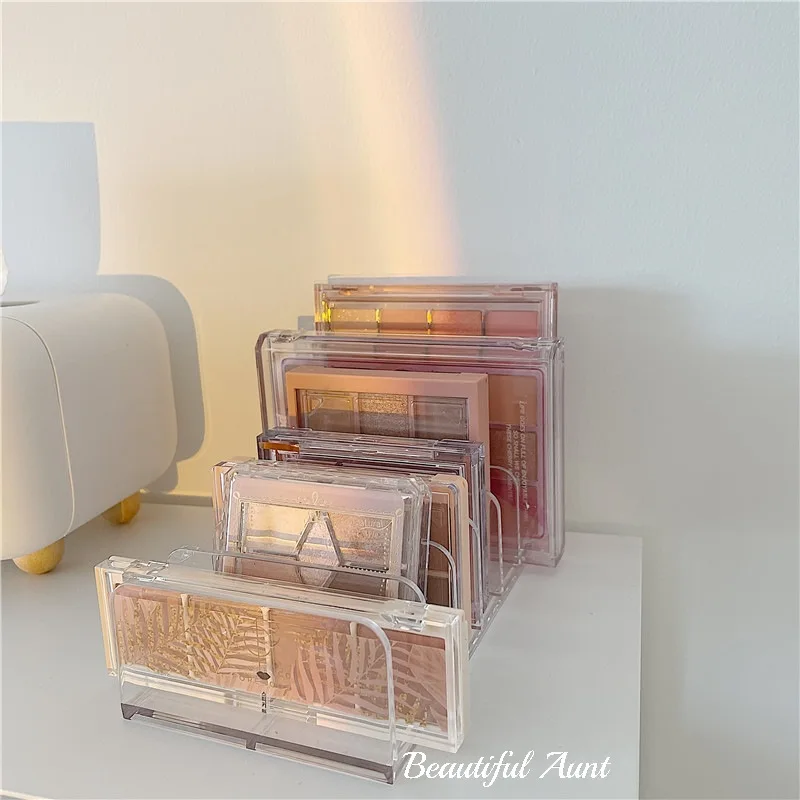 

Eyeshadow tray storage rack Clear powder box Desktop mask drawer compartments makeup lipstick cosmetics storage rack makeup box