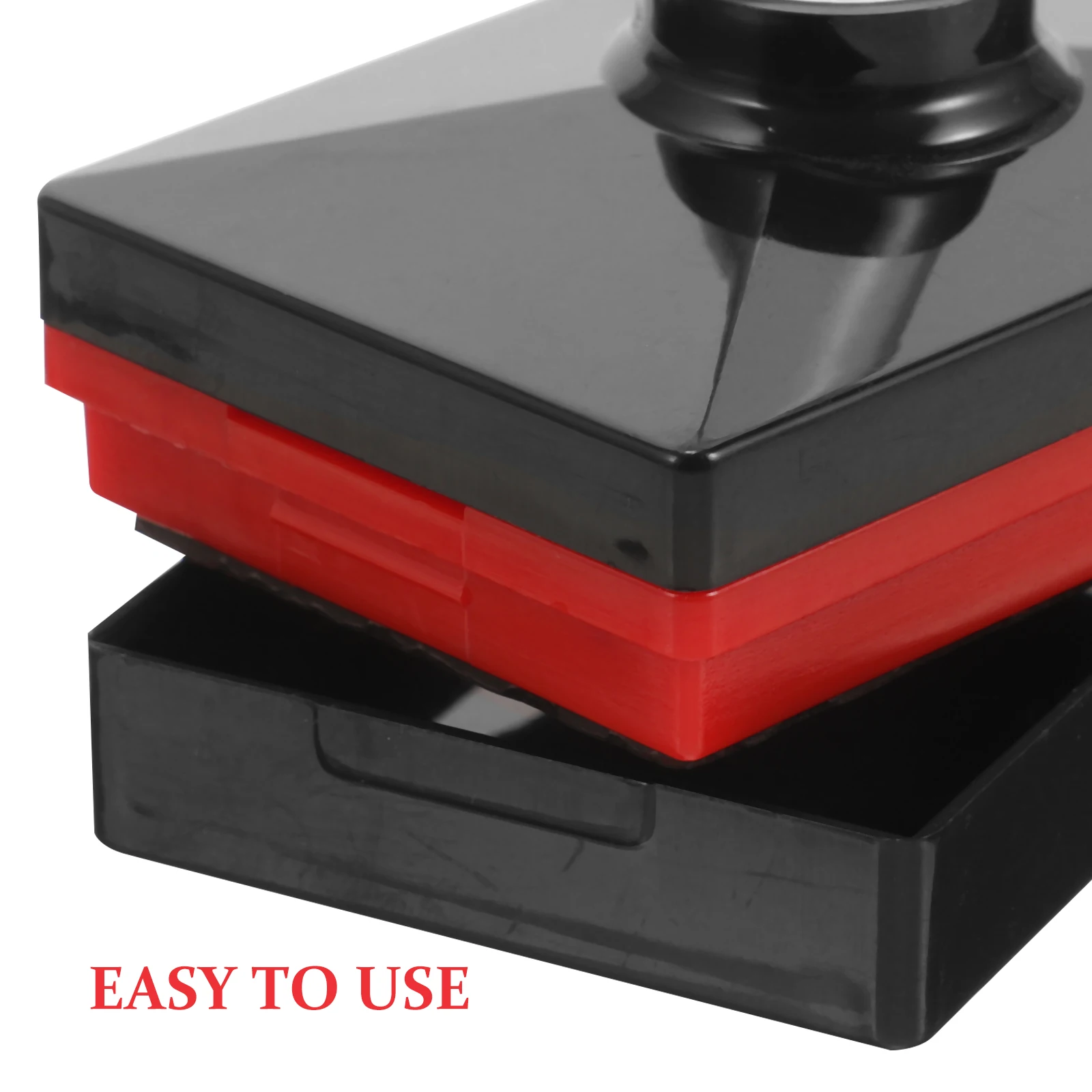

Seal Pattern New Year Creative Stamp 2 Reusable Plastic Mini Xmas Stamps for Card Making Gifts
