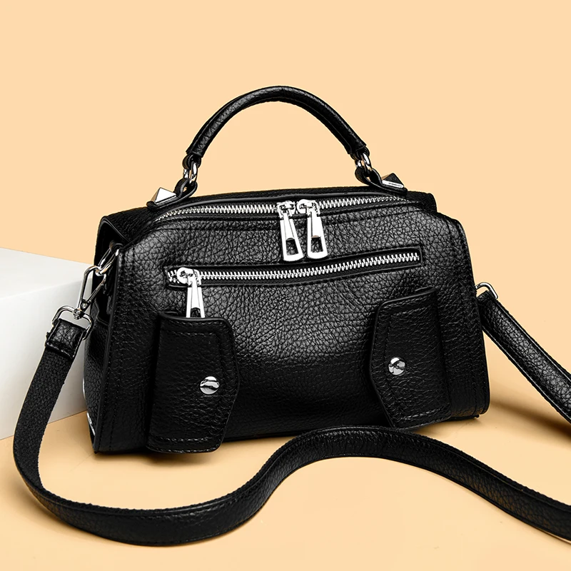 

Luxury Handbags Large Capacity Shoulder Crossbody Bag For Women Durable High quality PU Casual Lightweight Travel Tote wallet