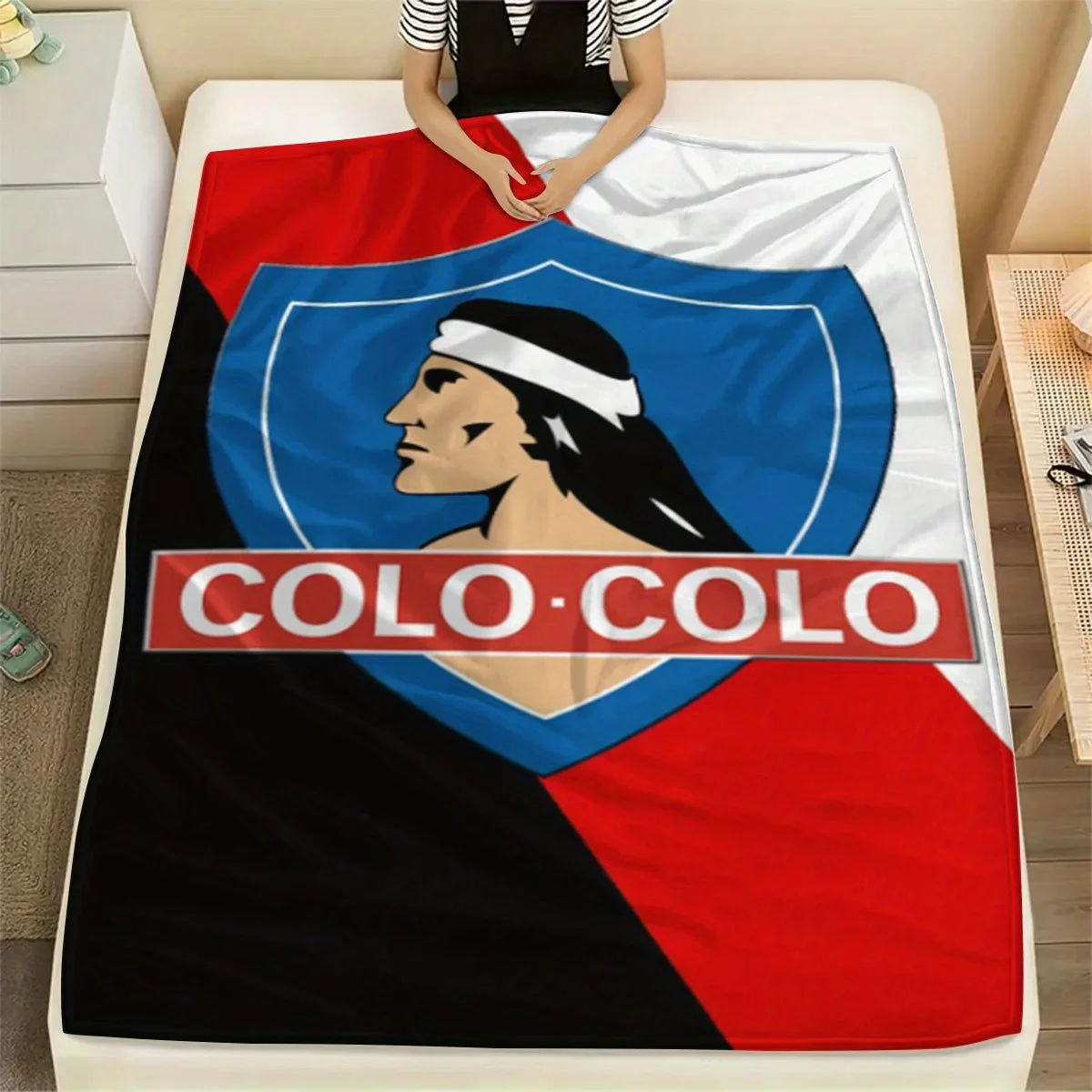

Colorado Print Throw Modern COLOCOLO Text Tribal Design Perfect for Home Valentines Day Easter Gifts