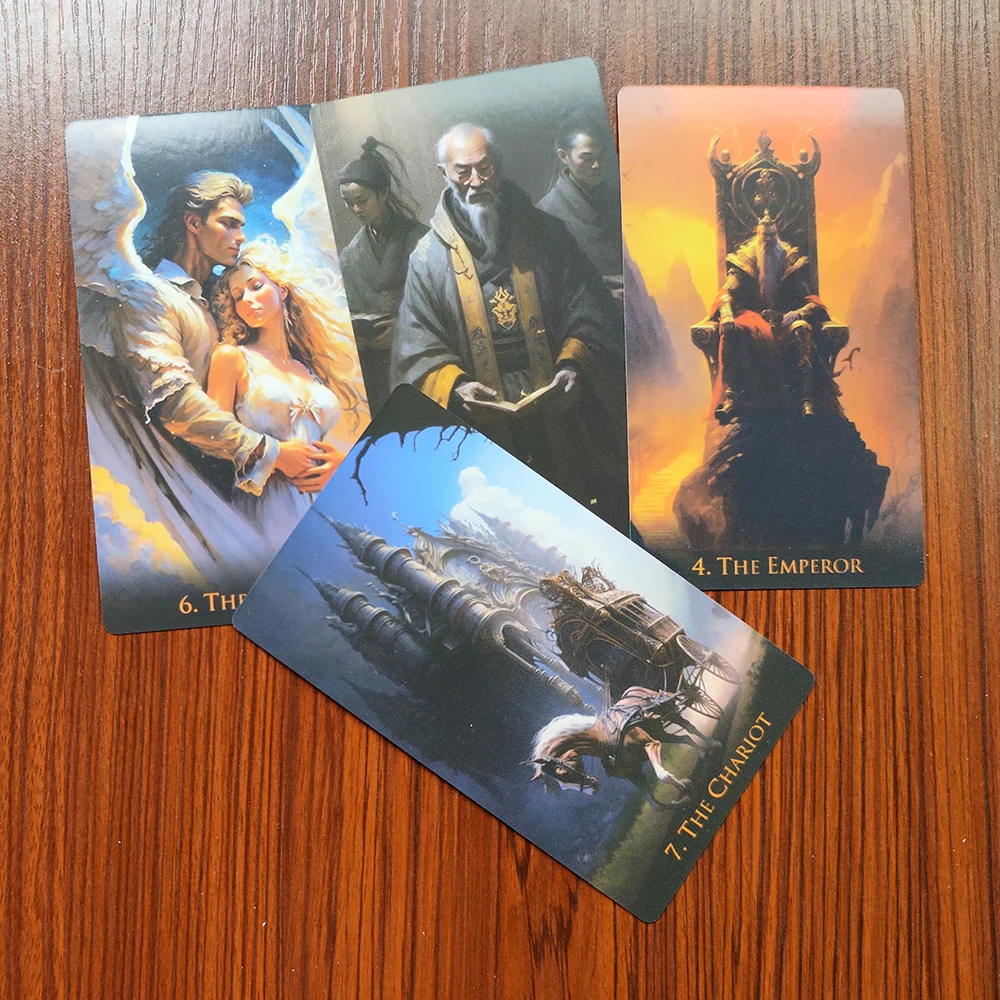 12×7CM cards. borderless Weird World Divination Tarot card Deck Unique The sturdy card stock Tarot card Prophet Prophecy
