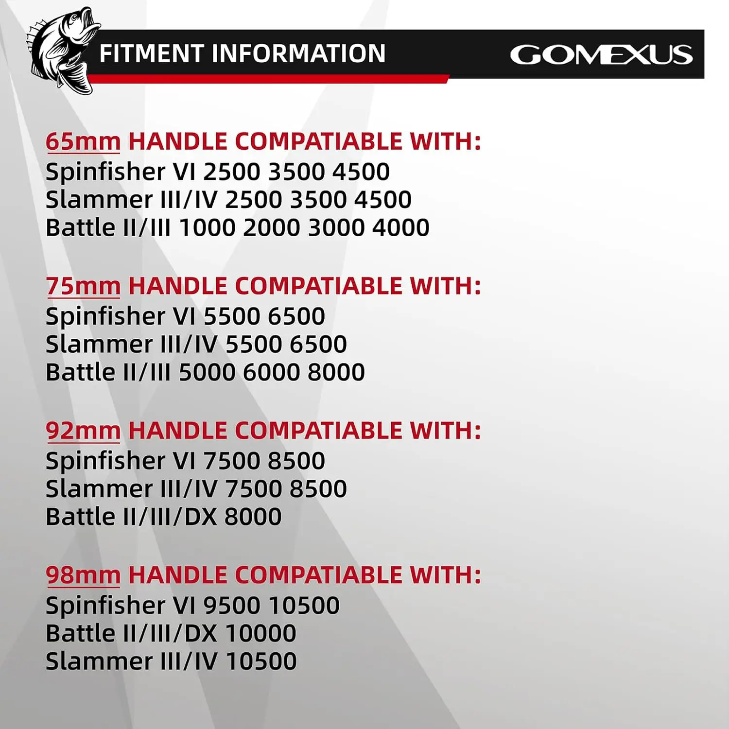 GOMEXUS manija para carrete Penn Spinfisher VI VII Slammer III IV - imagen 5
