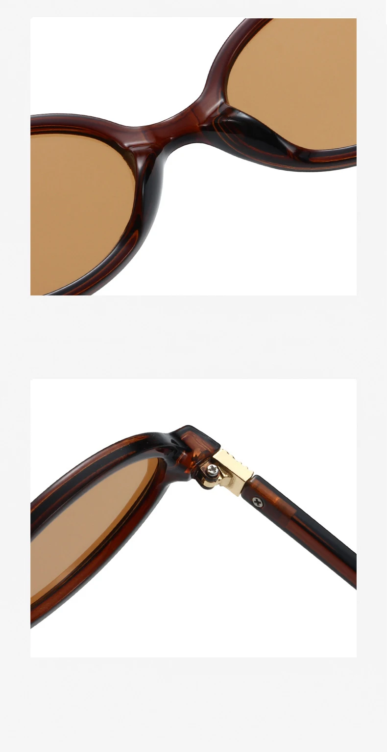 Niedliche ovale Sonnenbrille für Damen, trendige Sonnenbrille mit kleinem Rahmen, klassische Farbtöne, Luxus-Markendesign, Hipster, sexy Brillen – Detail 15