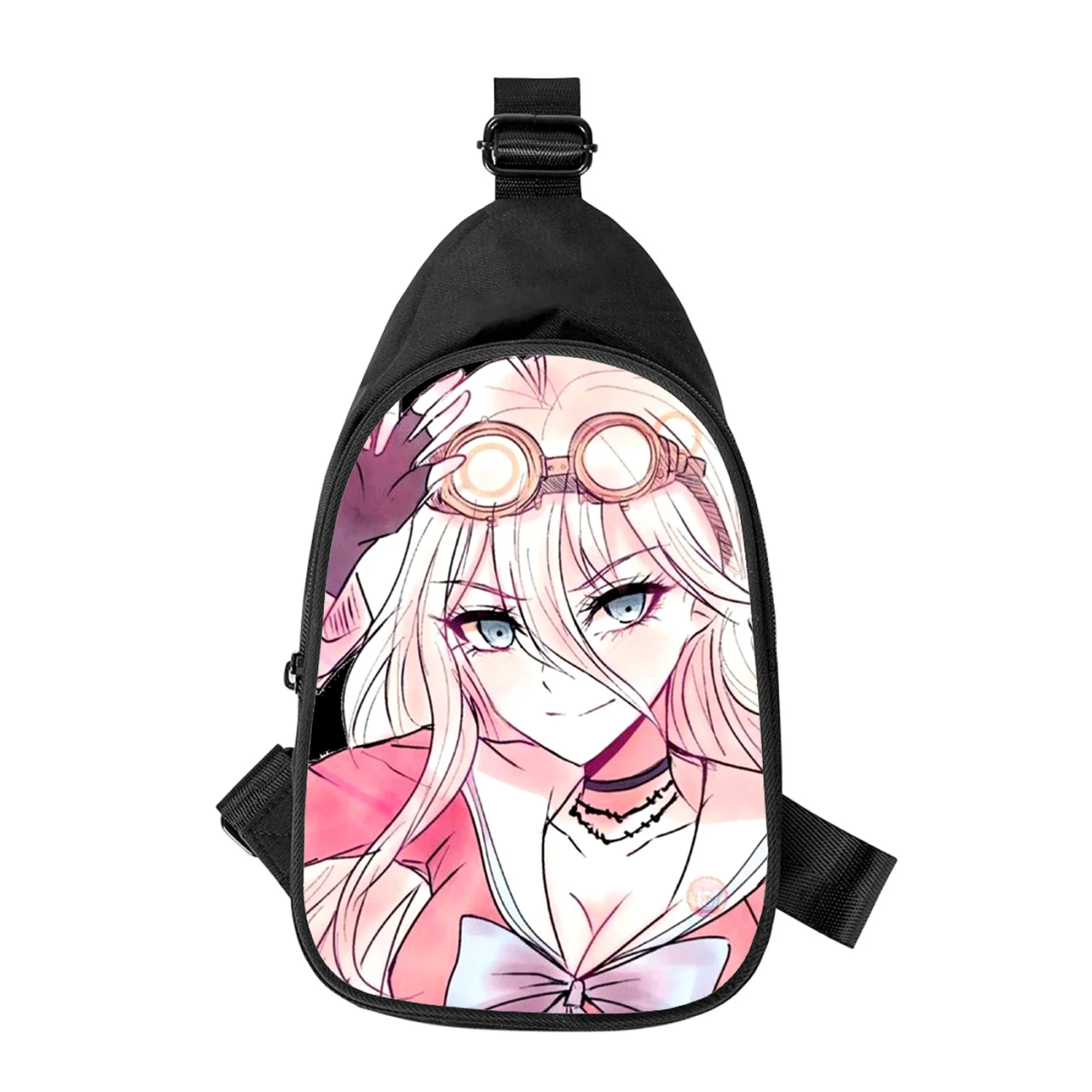 Bolso de pecho cruzado de anime danganronpa miu iruma 3D para hombres y mujeres, bolso de hombro diagonalmente, paquete de cintura escolar para marido, paquete de pecho para hombres, nuevo