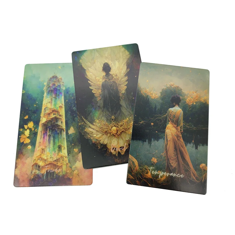 New Large size sturdy deck Lune de L’Univers Divination Tarot decks ever come Each card is a colorful work of art with Guide