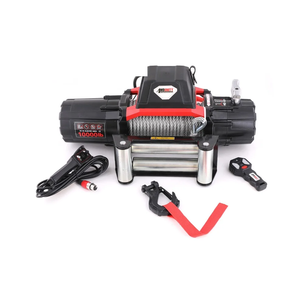 Premium Durable Other Tuning Parts Factory Wholesale 12V 10,000 Lbs. Wire Rope Mounted Electric Drag 1 Year Warranty
