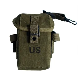 M1956 Long Pouch American 20rd Hard Purse Retro WW2 US Army Vietnam Universal Ammo Pack Storage Belt Packet