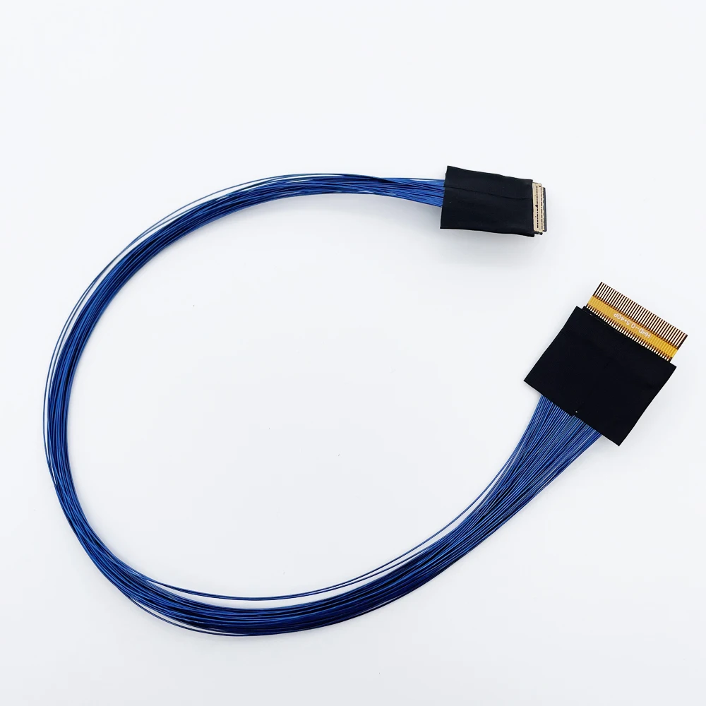 2K 4K eDP screen cable I-PEX 0.4mm to 0.5mm 40Pin FCP coaxial cable