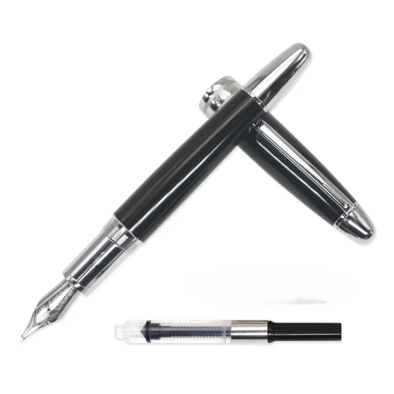 

BALAOYE Brass Pen No.6 Three Layers Pen Tip Fountain Pen Long Knife Nib 35mm Tip 3.0mm School Supplies Pens Writing Collection