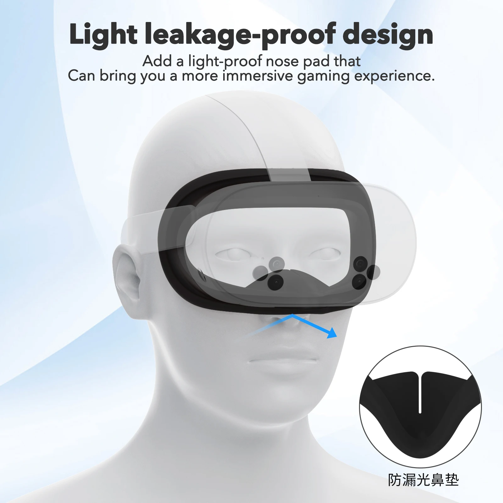 Silicone Facial Cover for Quest 3S VR Glasses Replacement Accessories Host Shell Anti-Scratch Protective Cover for Meta Quest 3S